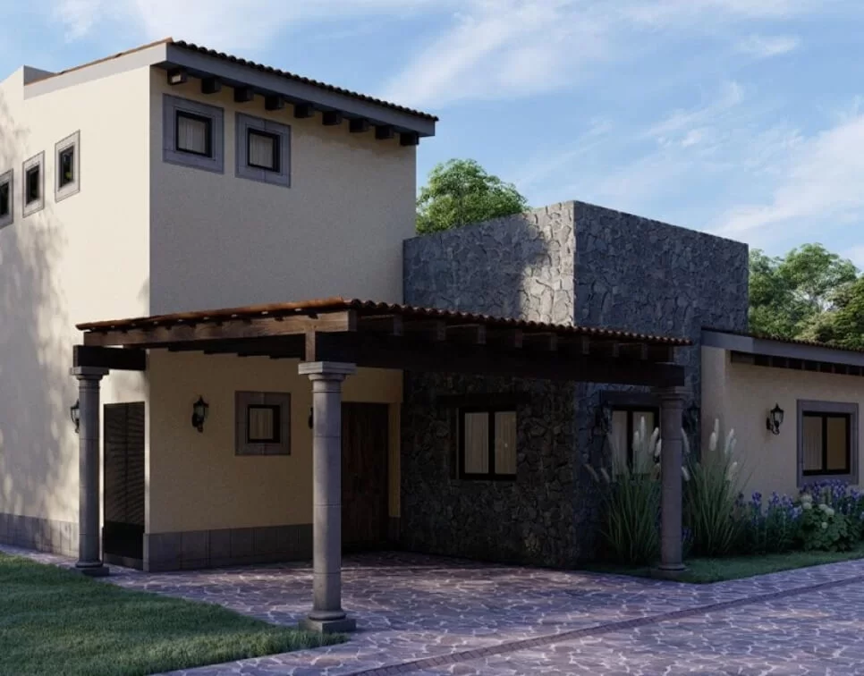 Architectural rendering of the Diamante exterior